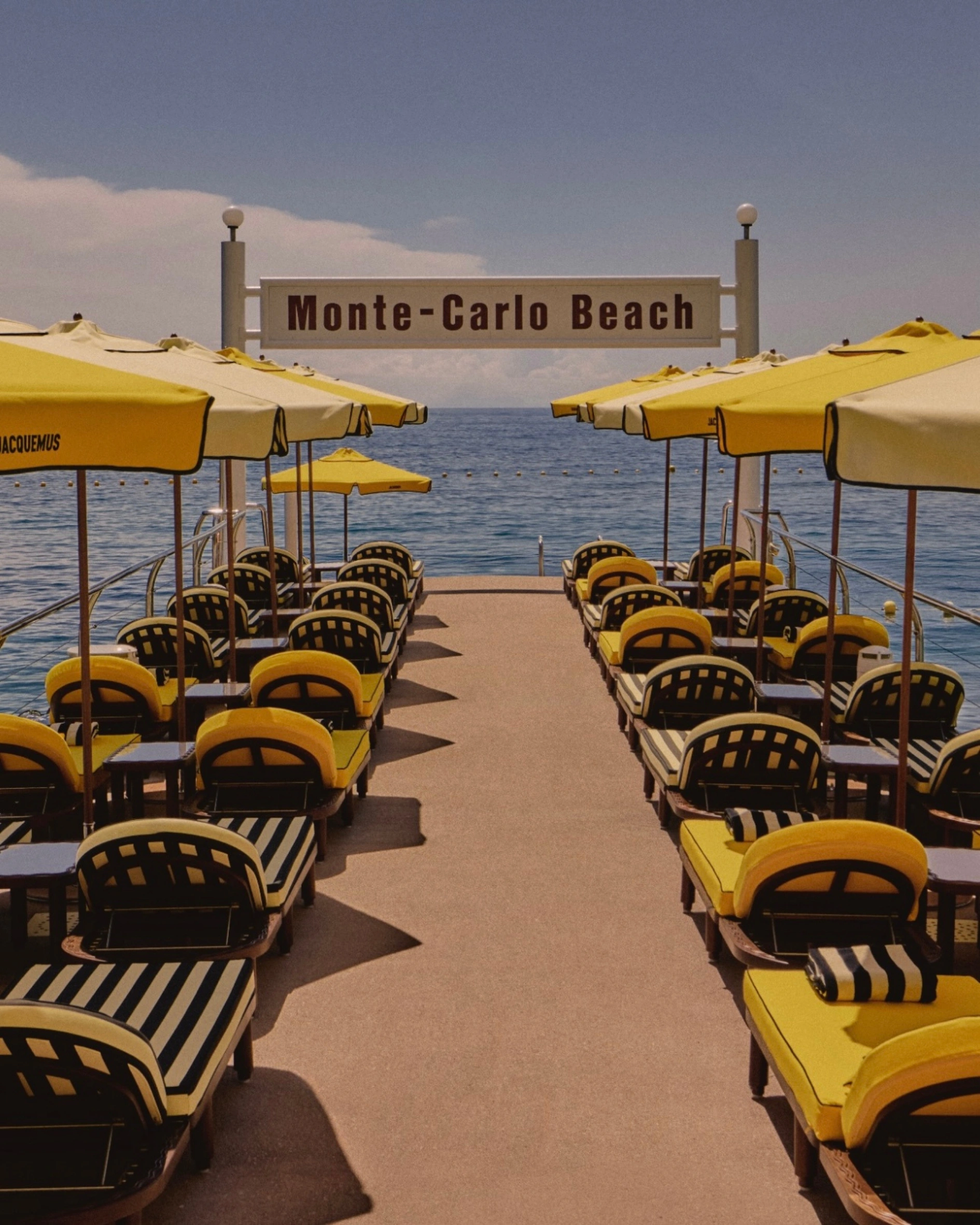 the most designer beach clubs this sumer europe JACQUEMUS
