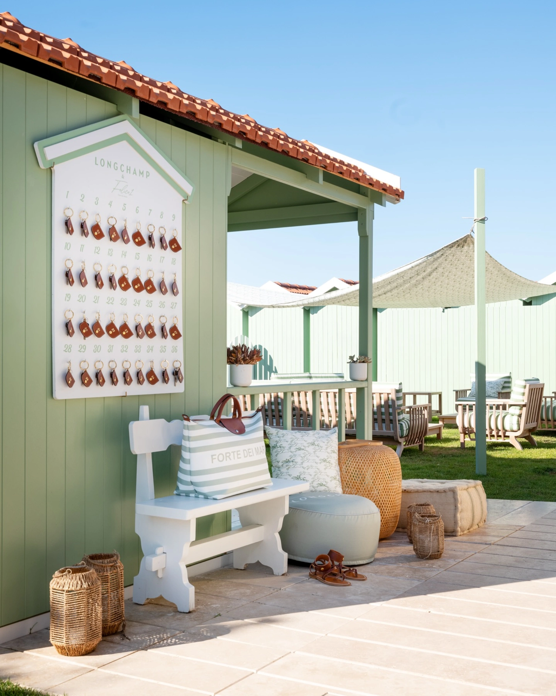 the most designer beach clubs this summer europe longchamp