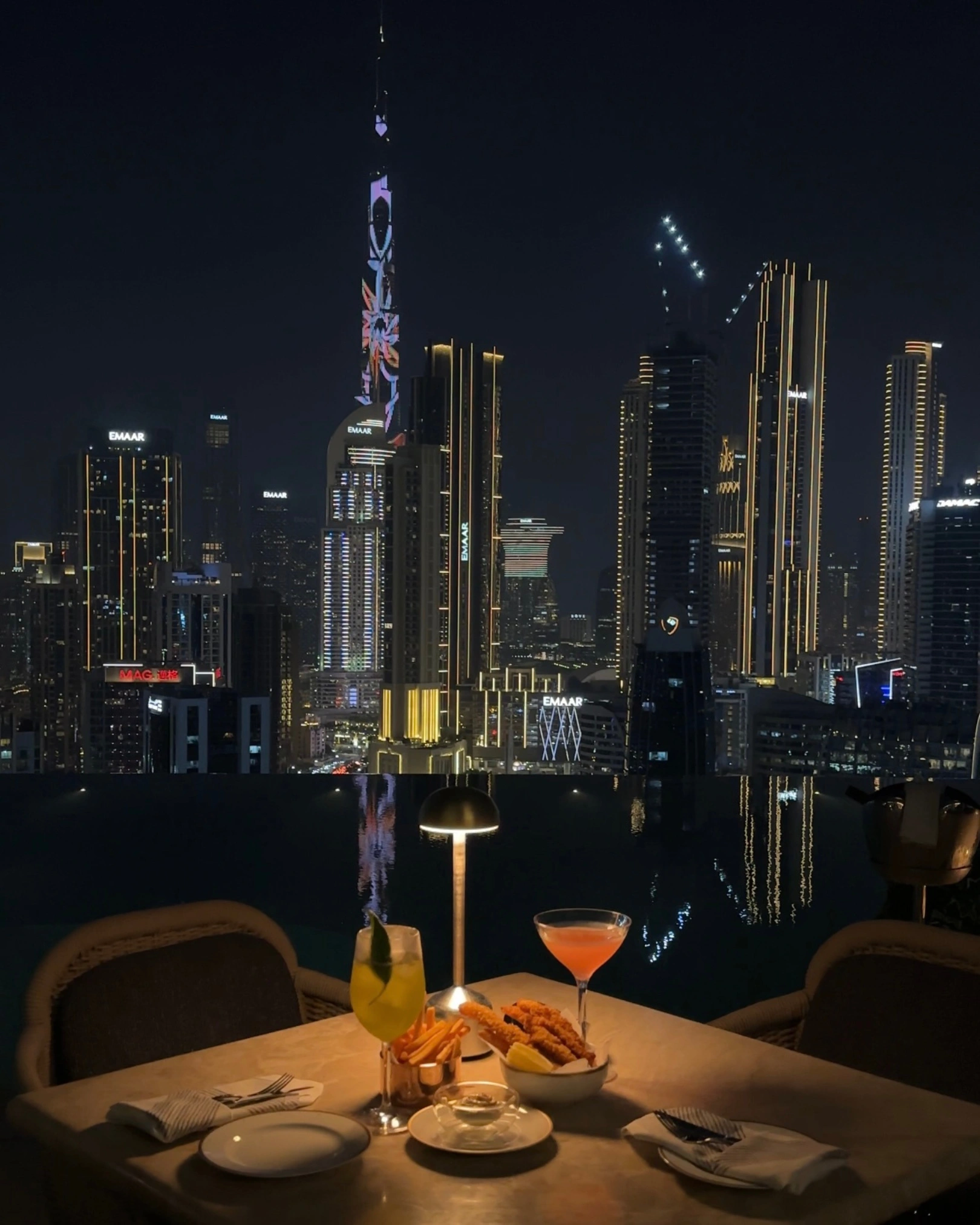best restaurants with burj khalifa view dubai uae high society jean imbert the lana dorchester collection