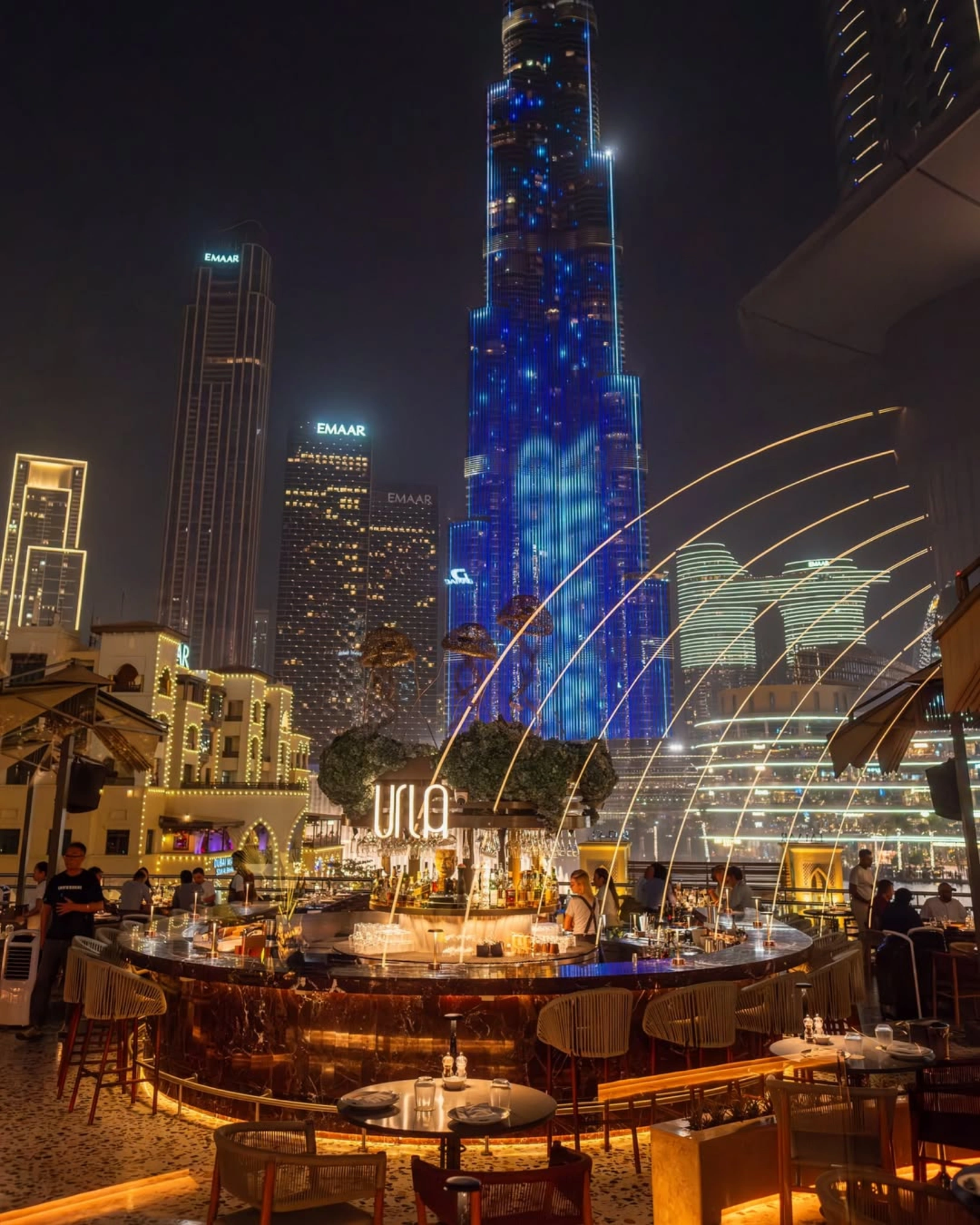 best restaurants with burj khalifa view dubai uae urla address downtown