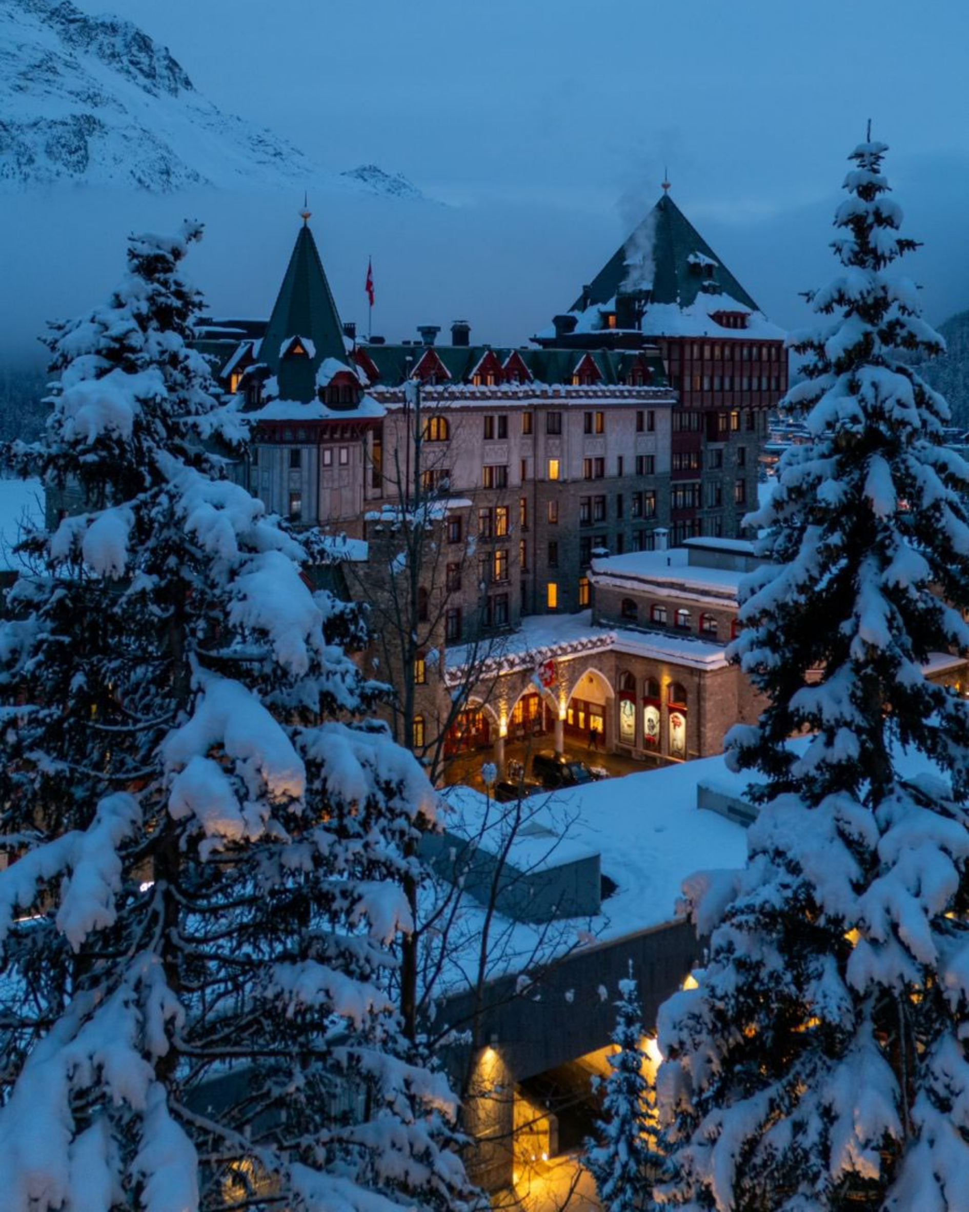 the top 8 dreamy hotels for a white christmas snow global badrutt's palace switzerland