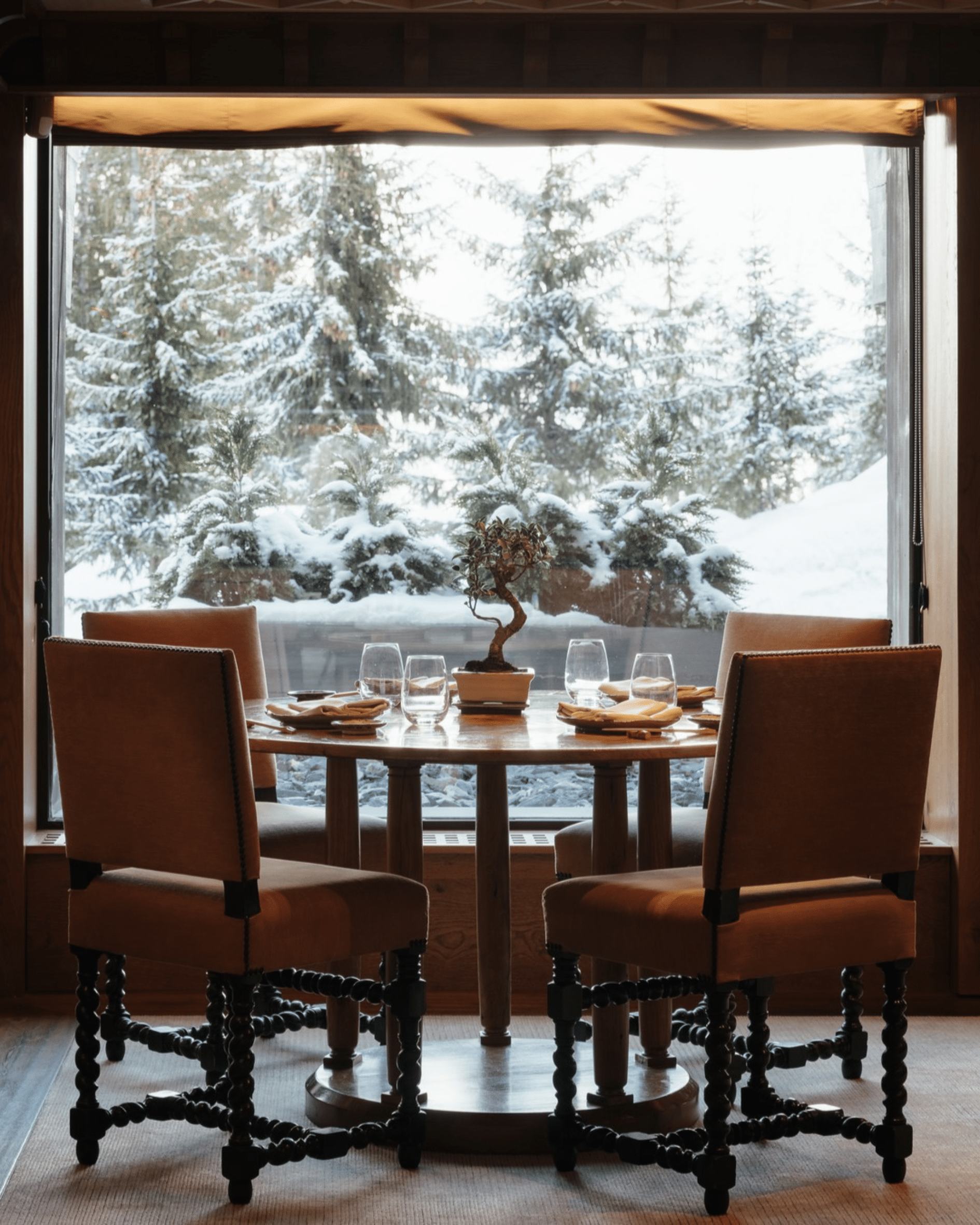 the top 8 dreamy hotels for a white christmas snow global aman le melezin courchevel france