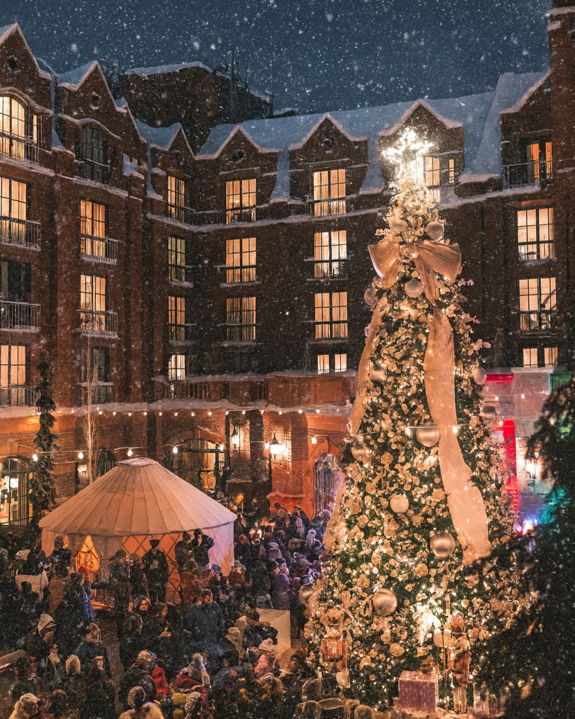 the top 8 dreamy hotels for a white christmas snow global st. regis aspen resort usa america