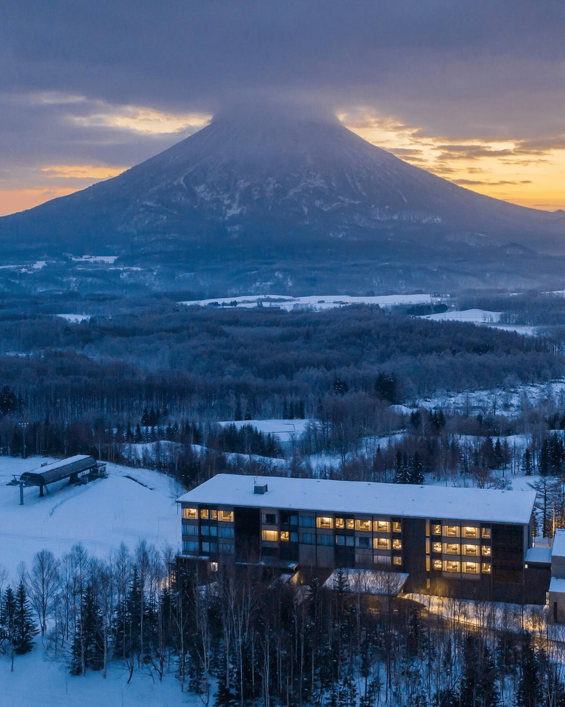 the top 8 dreamy hotels for a white christmas snow global higashiyama village niseko japan