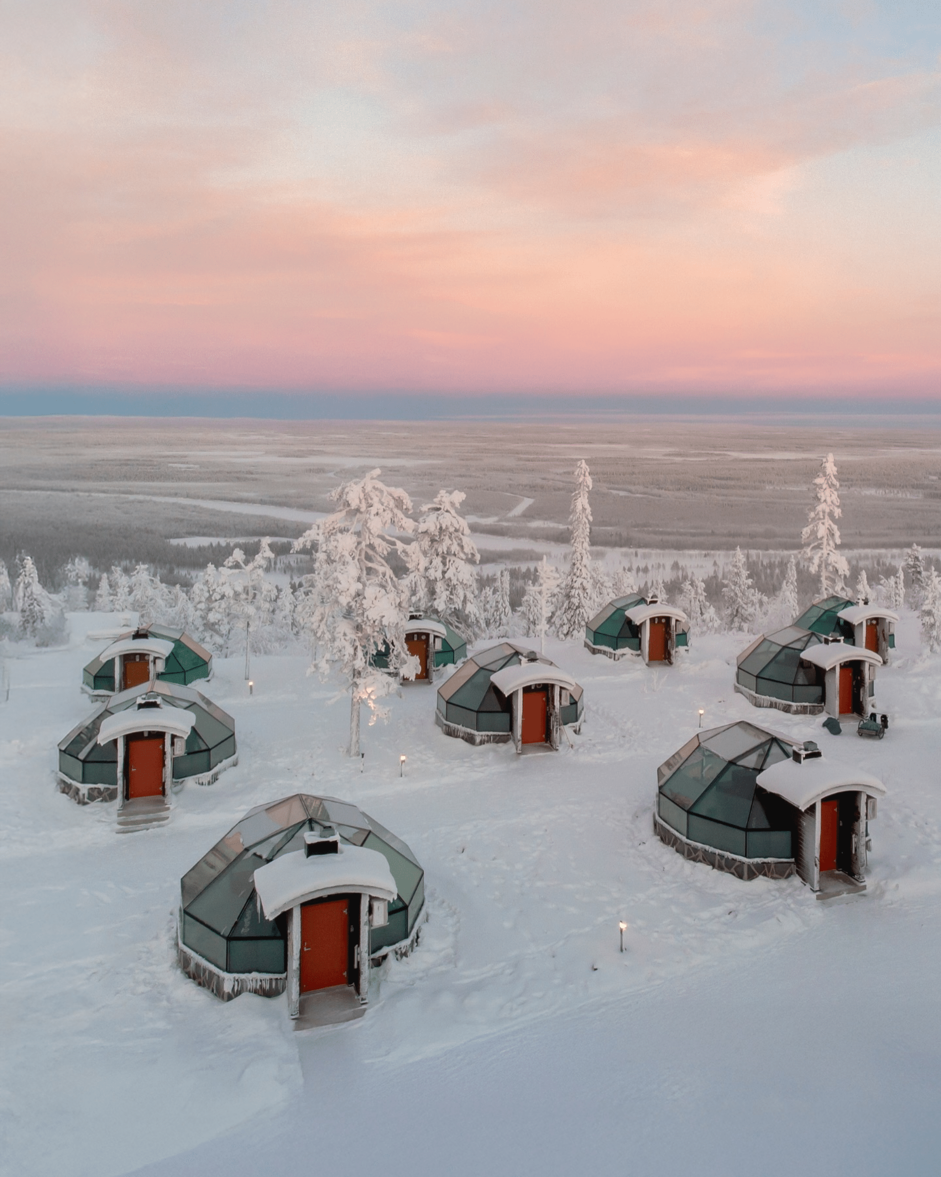 the top 8 dreamy hotels for a white christmas snow levin iglut kittila finland lapland
