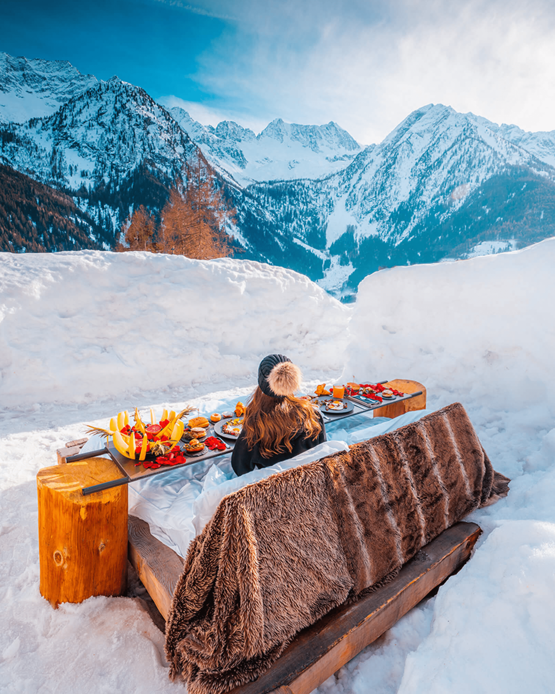 the top 8 dreamy hotels for a white christmas snow chalet al foss alp resort vermiglio italy